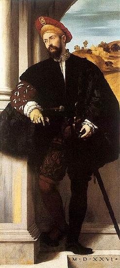 MORETTO da Brescia Portrait of a Gentleman